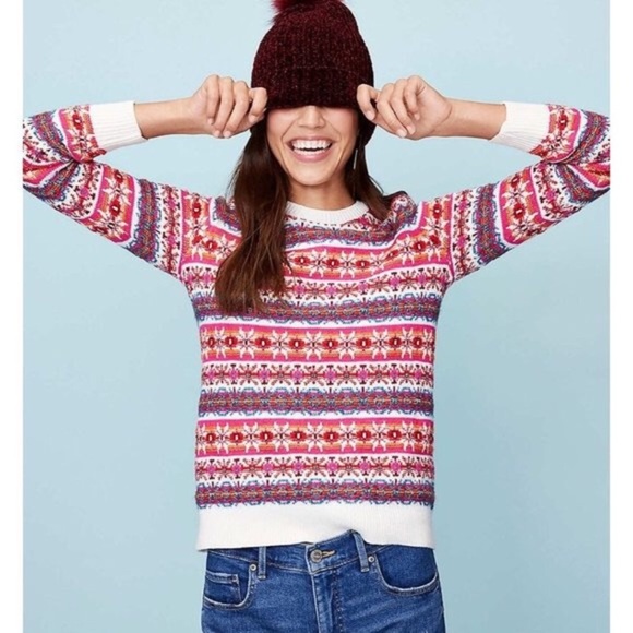 LOFT crew neck sweater - Picture 3 of 8